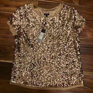 Talbots sequin top